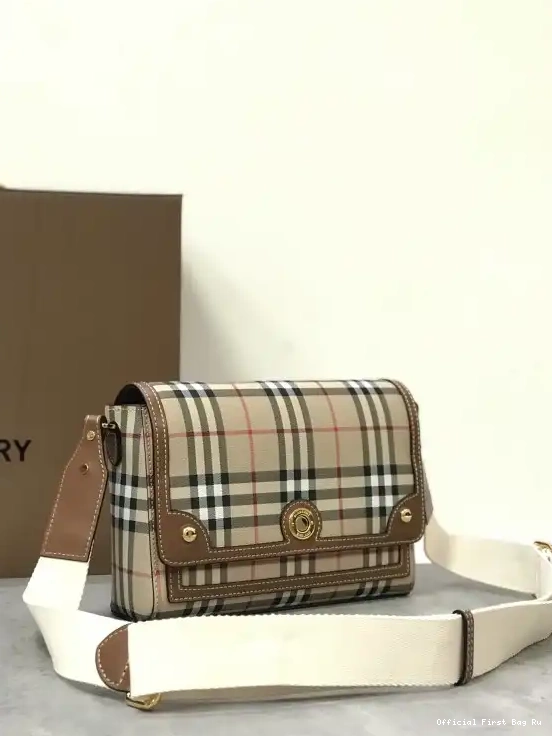 Official First Bag Ru BURBERRY Crossbody Note Bag-25-8.5-18cm 0521